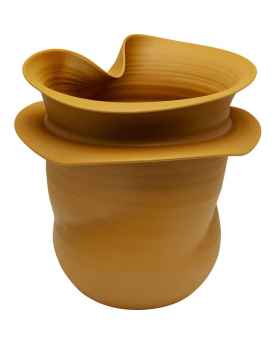 Ваза Sala Yellow 25cm