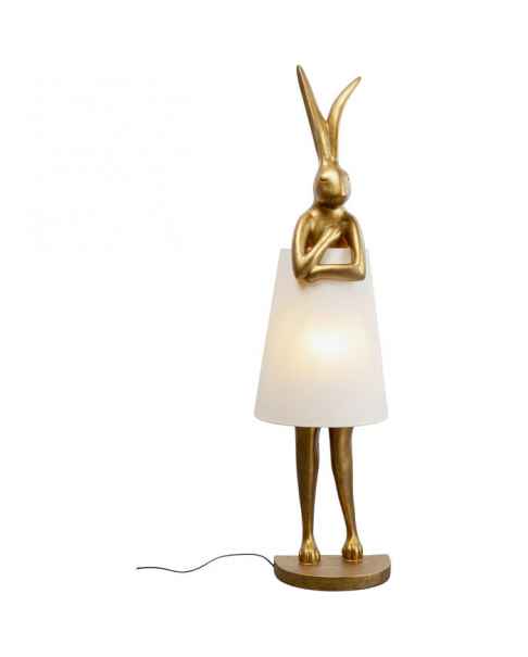 Торшер Animal Rabbit Gold/White 150cm