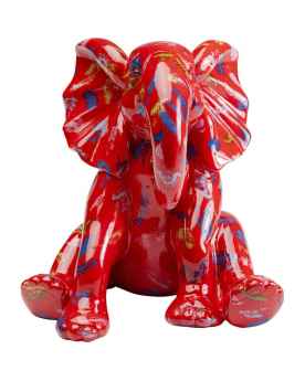 Статуэтка Elephant Dots Red 18cm