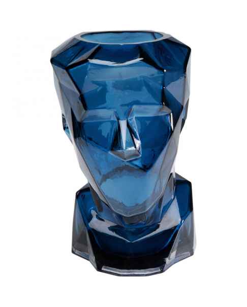 Ваза Prisma Face Blue 30cm