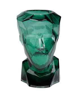 Ваза Prisma Face Green 30cm