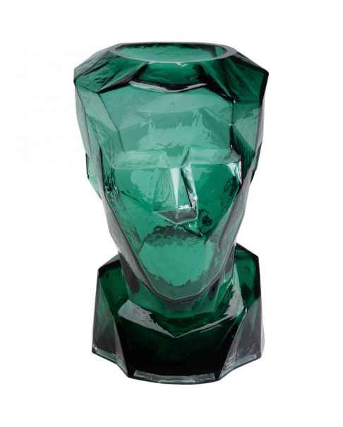 Ваза Prisma Face Green 30cm
