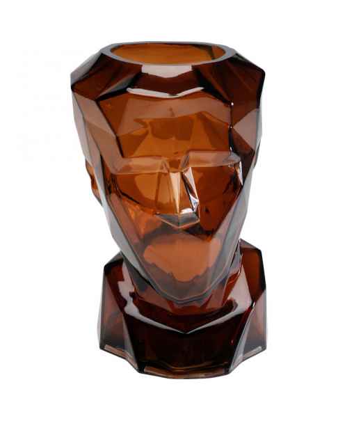 Ваза Prisma Face Brown 30cm