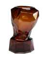 Ваза Prisma Face Brown 30cm