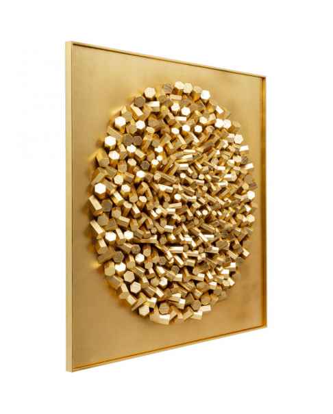 Настенный декор Mikado Gold 120x120cm