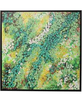 Картина в раме Top View Green 100x100cm