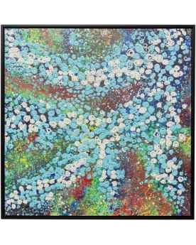 Картина в раме Top View Blue 100x100cm