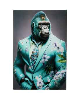 Картина на стекле Mister Gorialla Blue 60x90cm