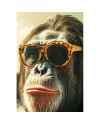 Картина на стекле Holiday Monkey 80x60cm
