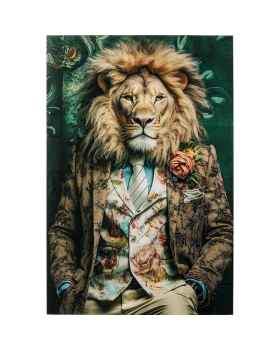 Картина на стекле Mister Lion 150x100cm