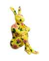 Деко фигура Sitting Rabbit Yellow 80cm