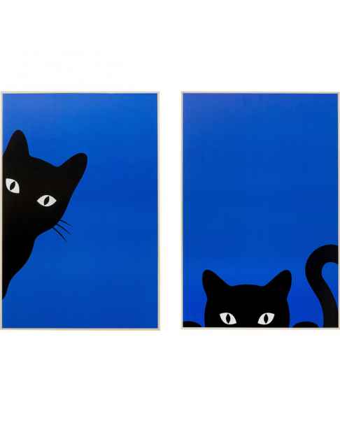 Картина в раме Ciao Gatto (2/Set)