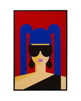 Картина в раме Party Girl 60x90cm