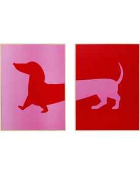 Картина в раме Dog Frankie (2/Set)