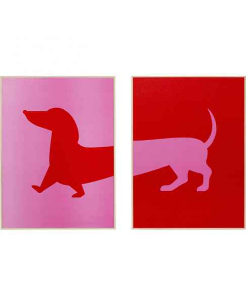 Картина в раме Dog Frankie (2/Set)