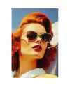 Настенный декор Jetset Lean Lady LED 120x80cm