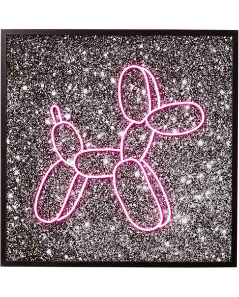 Настенный декор Balloon Dog LED 80x80cm