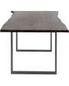 Обеденный стол Harmony Dark Crude Steel 200x100