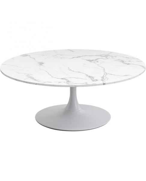 Кофейный столик Schickeria Marble White Ø110cm