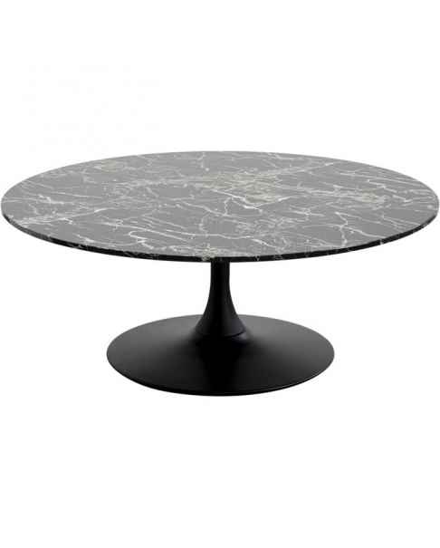Кофейный столик Schickeria Marble Black Ø110cm