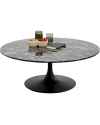 Кофейный столик Schickeria Marble Black Ø110cm