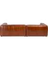 Угловой диван Cubetto Leather Brown 170x270cm