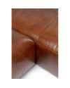 Угловой диван Cubetto Leather Brown 170x270cm