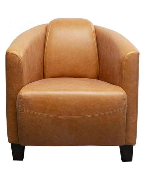 Кожаное кресло Cigar Lounge Smart Leather Light Brown