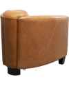 Кожаное кресло Cigar Lounge Smart Leather Light Brown