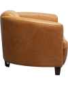 Кожаное кресло Cigar Lounge Smart Leather Light Brown