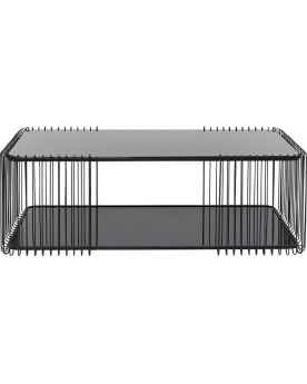 Кофейный столик Wire Double Black 120x60cm