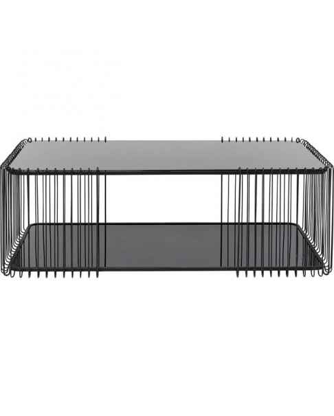 Кофейный столик Wire Double Black 120x60cm