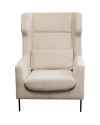Кресло с пуфом Quinn High Beige