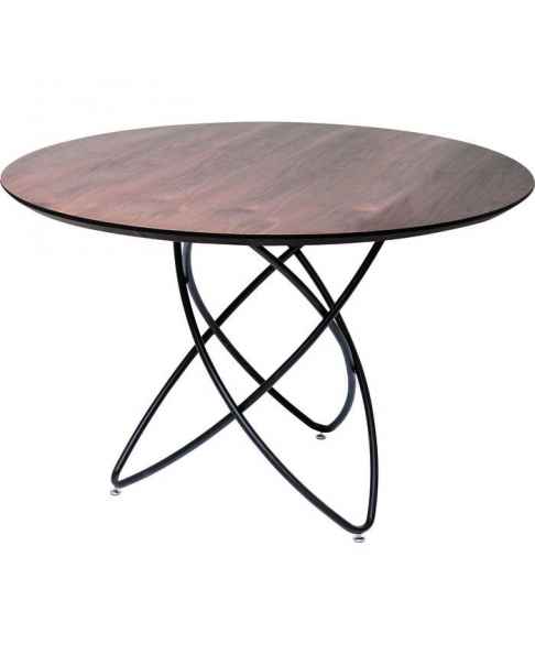 Обеденный стол Molekular Black Walnut Ø120cm