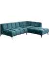 Угловой диван Nia Glam Dark Green Right 250cm