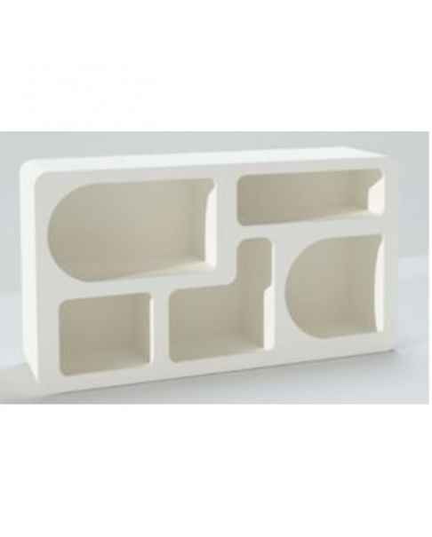 Стеллаж Paco White 140x75cm