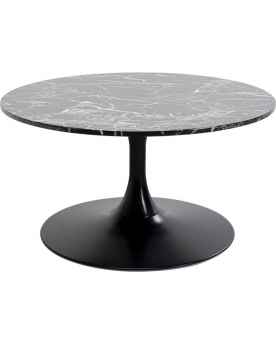 Кофейный столик Schickeria Marble Black Ø80cm