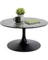 Кофейный столик Schickeria Marble Black Ø80cm