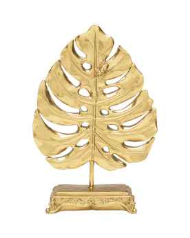 Статуэтка Monstera Leaf Gold 26cm