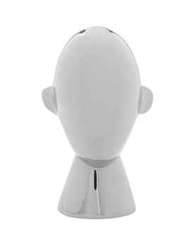 Деко обьект Abstract Face Silver 22cm