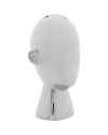 Деко обьект Abstract Face Silver 22cm