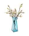 Ваза Piramide Turquoise 30cm