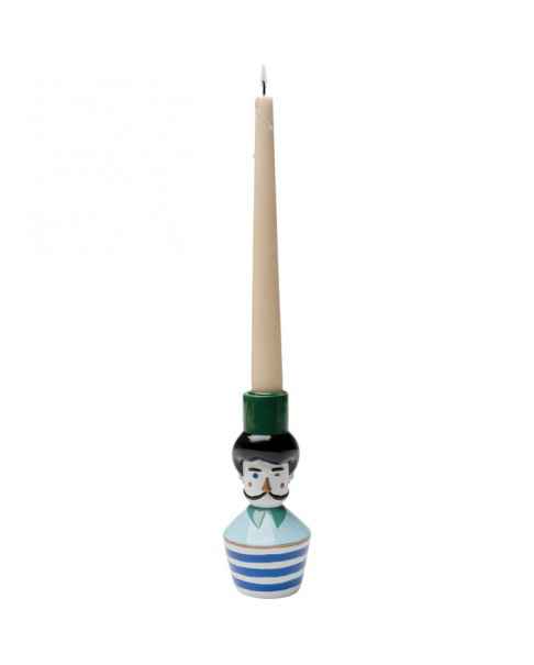 Подсвечник Monsieur Mustache 16cm