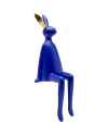 Статуэтка Sitting Rabbit Blue 35cm