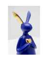 Статуэтка Sitting Rabbit Heart Blue 29cm
