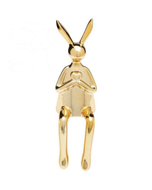 Статуэтка Sitting Rabbit Heart Gold 29cm