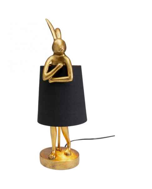 Настольная лампа Animal Rabbit Gold/Black 50cm