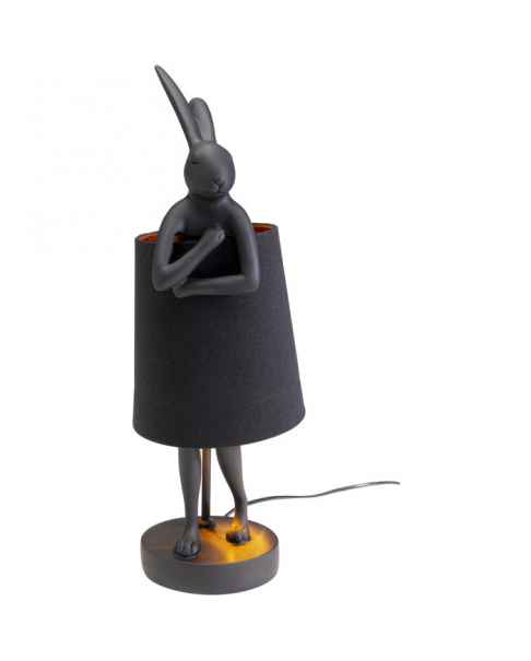Настольная лампа Animal Rabbit Matt Black 50cm