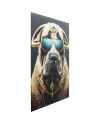 Картина на стекле Fashion Dog 60x80cm