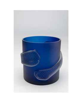 Ваза Serpente Dot Blue 21cm